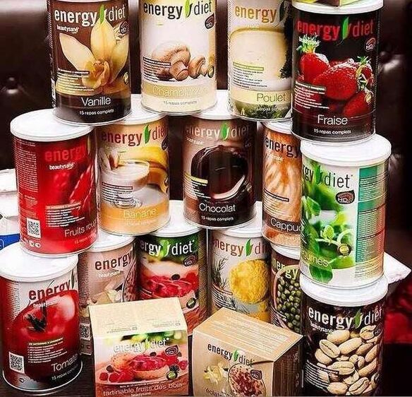 Produtos de dietas energéticas