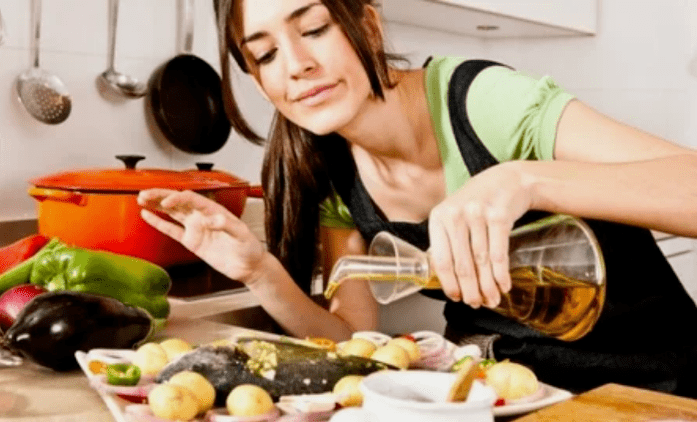 Preparação de pratos de dieta proteica