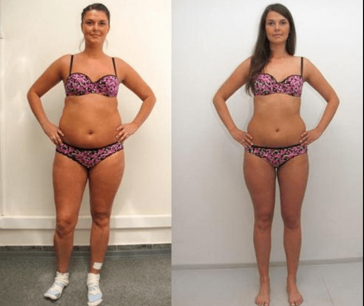 Uma menina que perdeu 6 kg em uma dieta de trigo sarraceno de 7 dias